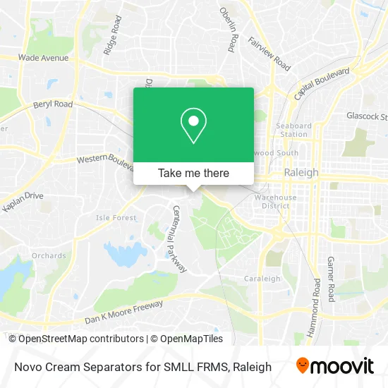 Novo Cream Separators for SMLL FRMS map