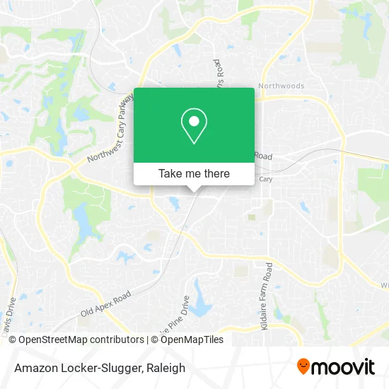 Amazon Locker-Slugger map