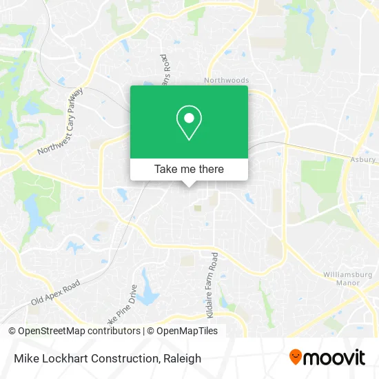 Mike Lockhart Construction map