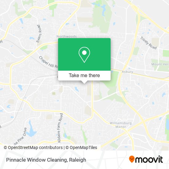 Pinnacle Window Cleaning map
