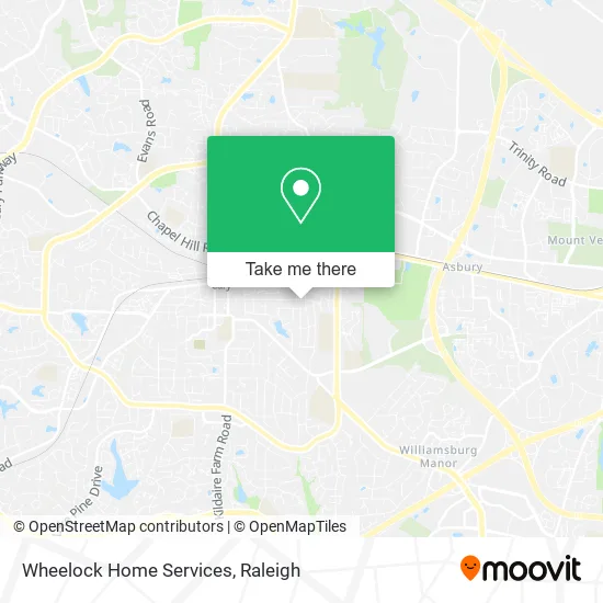 Wheelock Home Services map