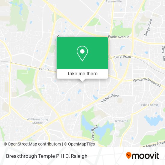 Mapa de Breakthrough Temple P H C