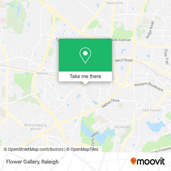 Mapa de Flower Gallery