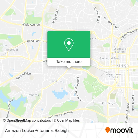 Amazon Locker-Vitoriana map