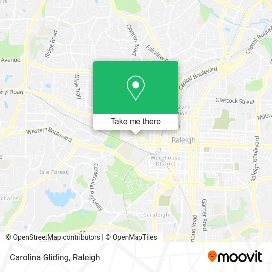 Carolina Gliding map