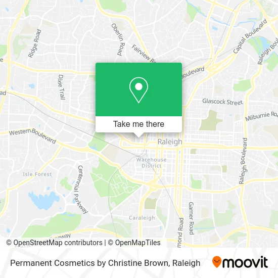 Permanent Cosmetics by Christine Brown map