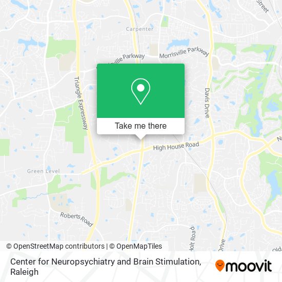 Center for Neuropsychiatry and Brain Stimulation map
