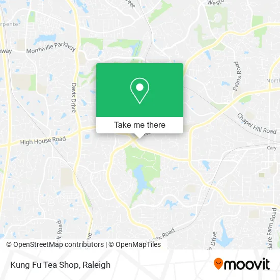 Mapa de Kung Fu Tea Shop