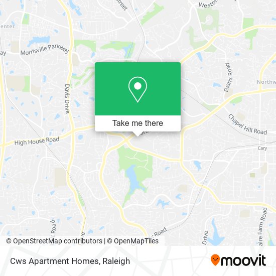 Mapa de Cws Apartment Homes