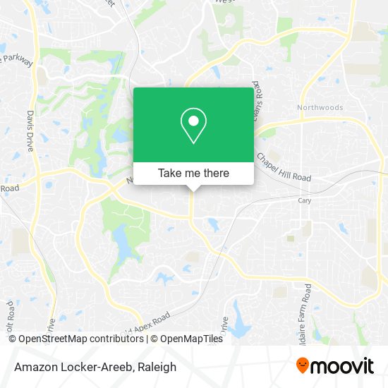 Mapa de Amazon Locker-Areeb