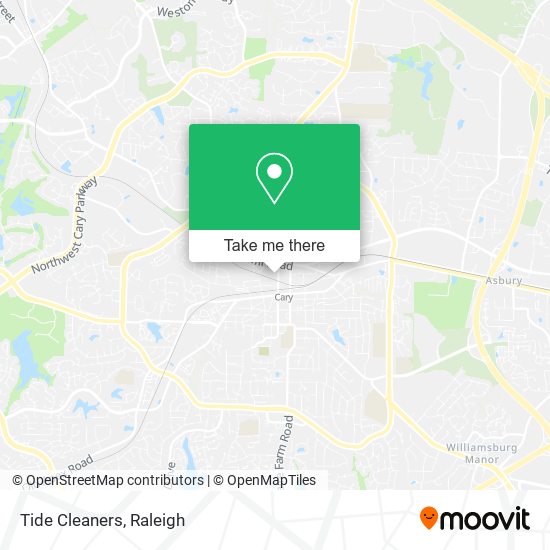 Tide Cleaners map