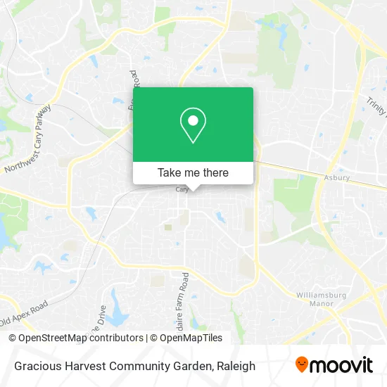 Gracious Harvest Community Garden map