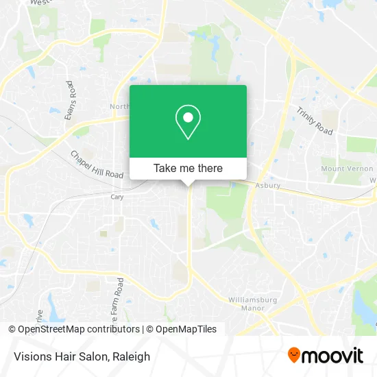 Visions Hair Salon map