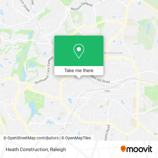 Heath Construction map