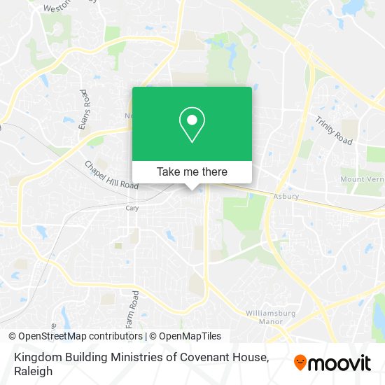 Kingdom Building Ministries of Covenant House map