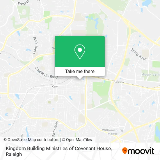 Kingdom Building Ministries of Covenant House map