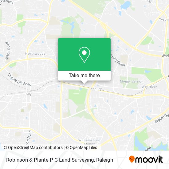 Mapa de Robinson & Plante P C Land Surveying