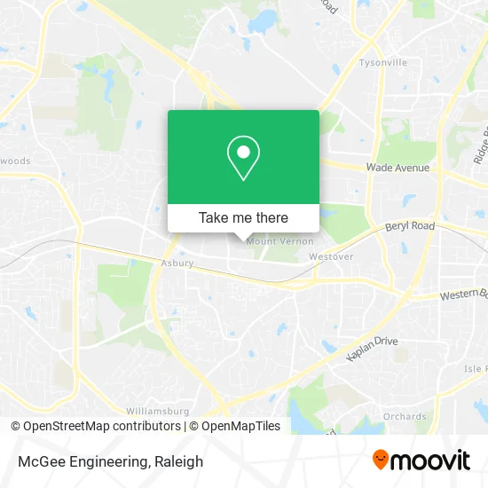 McGee Engineering map