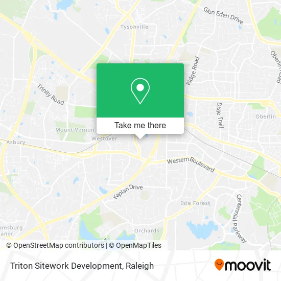 Triton Sitework Development map