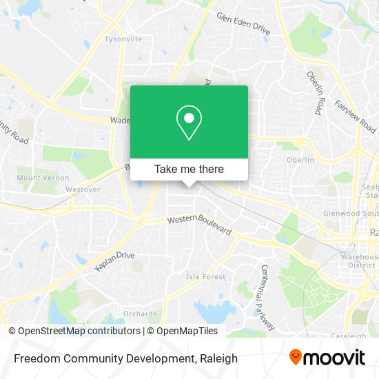 Freedom Community Development map