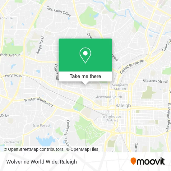 Wolverine World Wide map