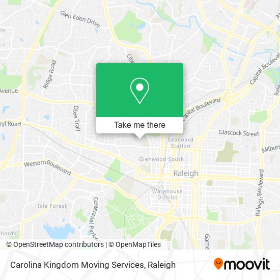 Carolina Kingdom Moving Services map