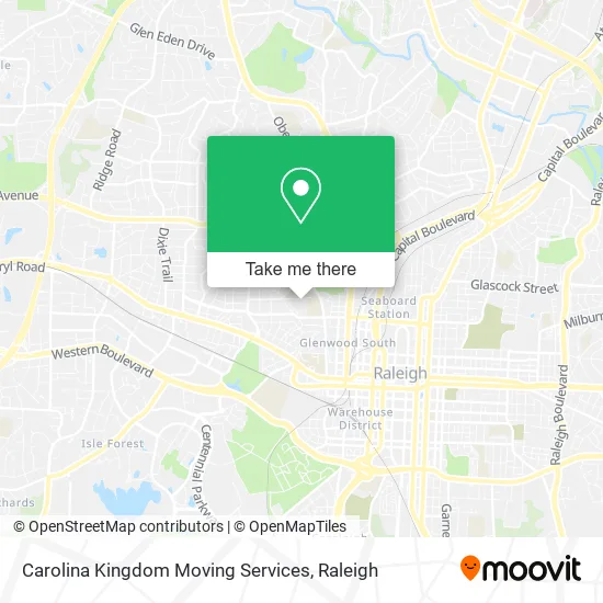 Carolina Kingdom Moving Services map