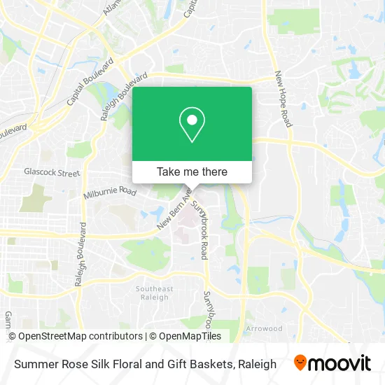 Summer Rose Silk Floral and Gift Baskets map