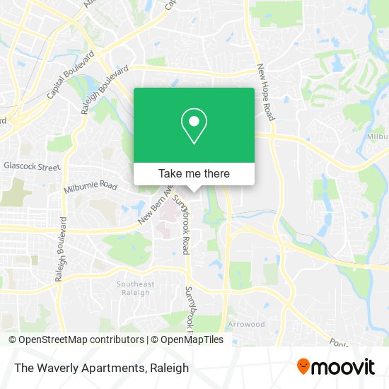 The Waverly Apartments map