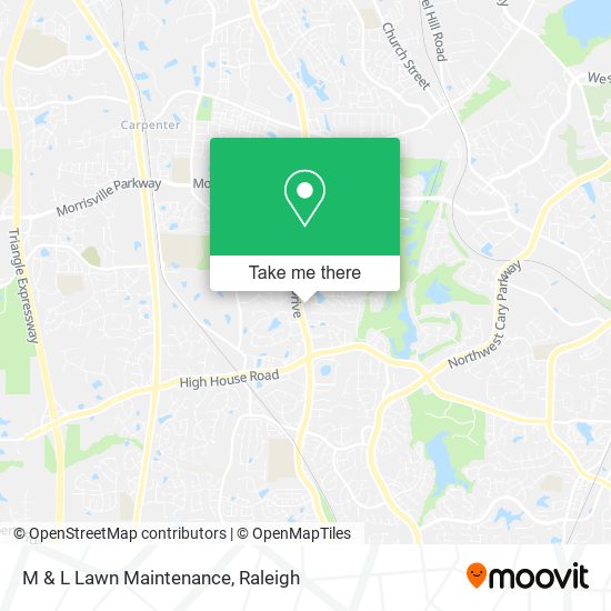 M & L Lawn Maintenance map
