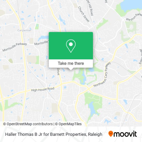 Mapa de Haller Thomas B Jr for Barnett Properties