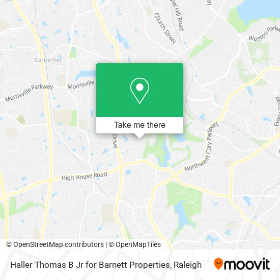 Haller Thomas B Jr for Barnett Properties map
