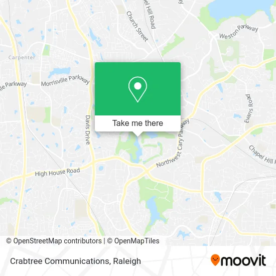 Crabtree Communications map