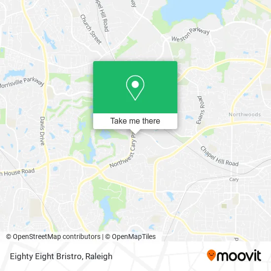 Eighty Eight Bristro map