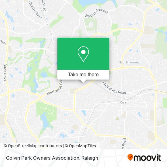 Colvin Park Owners Association map