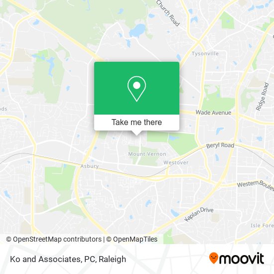 Ko and Associates, PC map