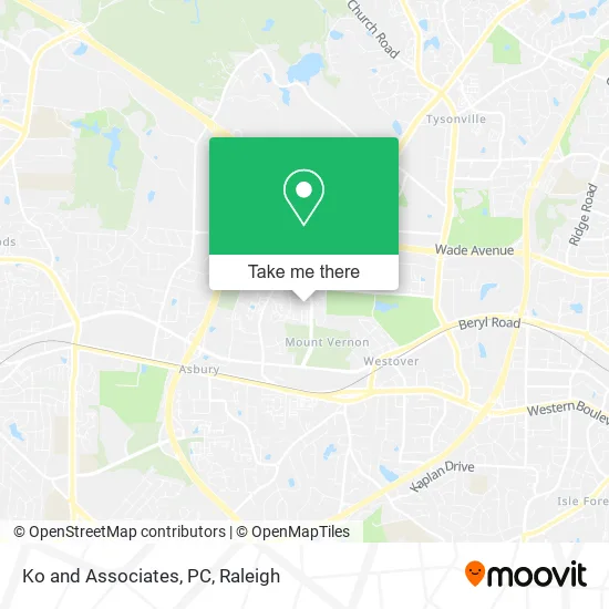 Ko and Associates, PC map