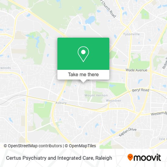 Certus Psychiatry and Integrated Care map