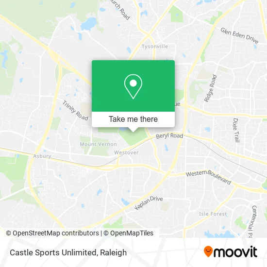 Mapa de Castle Sports Unlimited