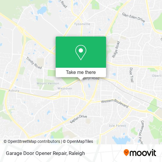 Mapa de Garage Door Opener Repair