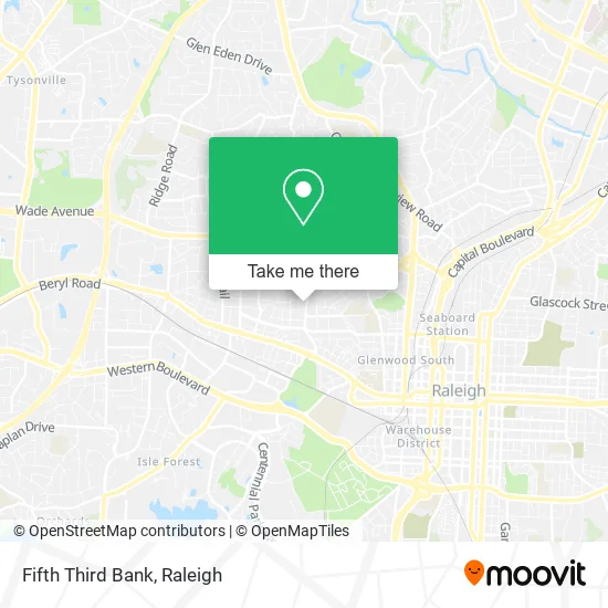 Fifth Third Bank map