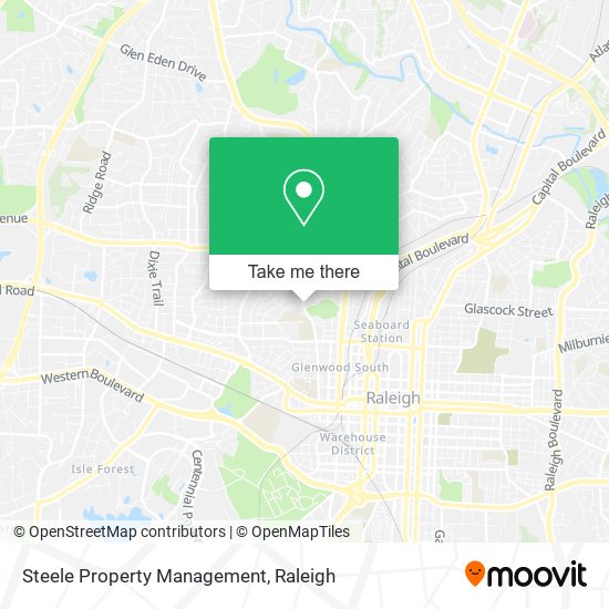 Steele Property Management map