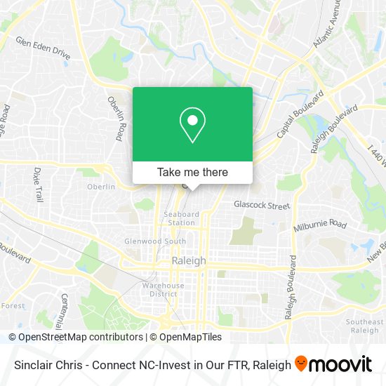 Mapa de Sinclair Chris - Connect NC-Invest in Our FTR