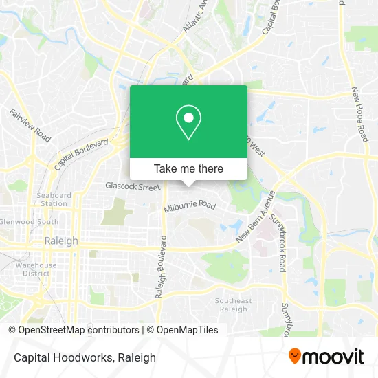 Capital Hoodworks map
