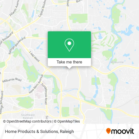 Home Products & Solutions map