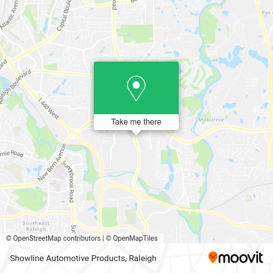 Showline Automotive Products map