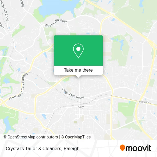 Crystal's Tailor & Cleaners map