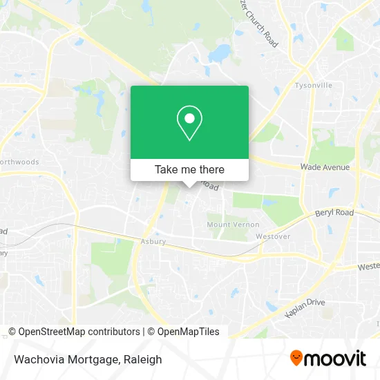 Wachovia Mortgage map
