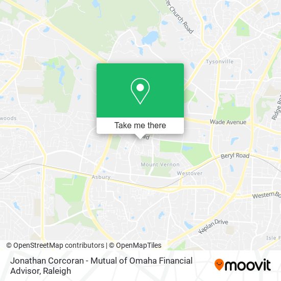 Jonathan Corcoran - Mutual of Omaha Financial Advisor map