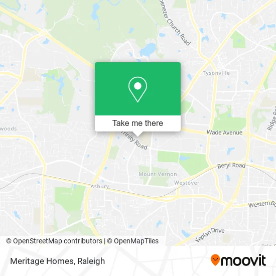 Mapa de Meritage Homes